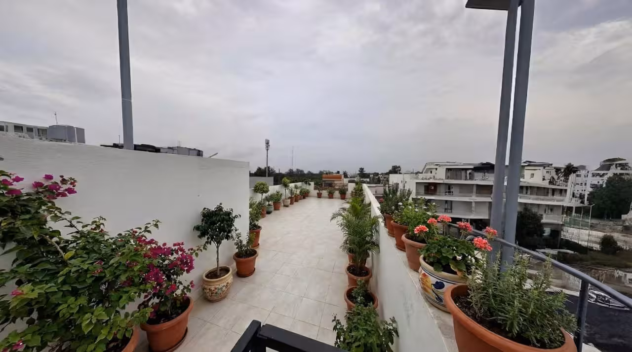 Prusha Homestays terrace view